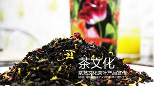 Cultura ceaiului chinezesc: șablon PowerPoint de ceai de iasomie