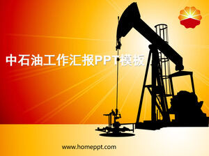 Szablon raportu z prac PetroChina PPT