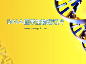 DNA 사슬 배경으로 의료 의료 생명 과학 슬라이드 쇼 템플릿 다운로드
