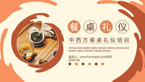 Chinese and Western Table Etiquette Training PPT