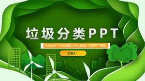 Șablon PPT pentru clasificarea deșeurilor verzi și proaspete