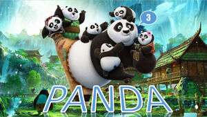 Kung Fu Panda 3 film teması PPT'sini indirin