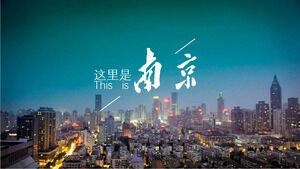Download do PPT da introdução da cidade de Nanjing