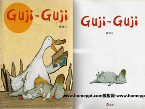 Libro ilustrado Historia de Guji Guji PPT