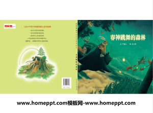 Pădurea în care dansează zeul primăverii poveste de carte ilustrată PPT