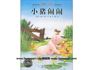 Picture book story PPT of Little Pigs