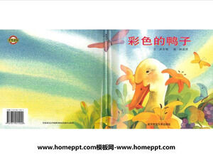 Colorful Duck Picture Book Story PPT