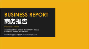 Simple PPT template for business work report
