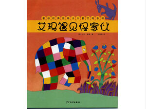 Patterned Elephant Emma Picture Book Story: Emma Meets the Stranger PPT