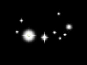 ダイナミックな星明かりと星空PPTアニメーションのダウンロード