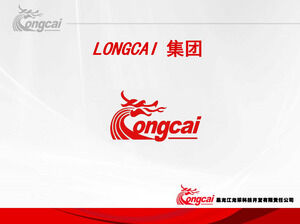 Download do modelo de PPT de perfil empresarial do Heilongjiang Longcai Group