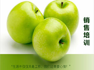Szkolenie w zakresie sprzedaży zielonego jabłka PPT