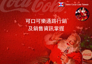 Modelo de PPT de treinamento de vendas da Coca Cola