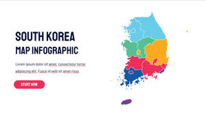 Free Powerpoint Template for South Korea