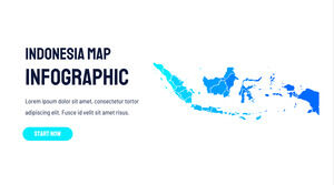 Бесплатный шаблон Powerpoint для Индонезии