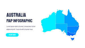 Modello PowerPoint gratuito per l'Australia