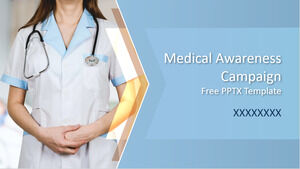Free Powerpoint Template for Medical Awareness Campaign