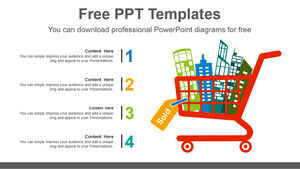 เทมเพลต Powerpoint ฟรีสำหรับการช็อปปิ้งอสังหาริมทรัพย์