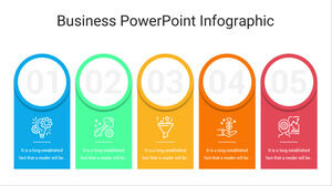 İş PowerPoint Infographic için Ücretsiz Powerpoint Şablonu