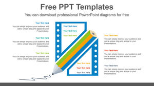 Free Powerpoint Template for Card Sales Slip