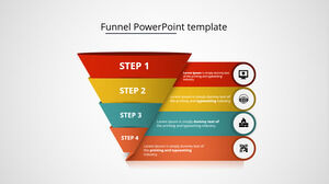 Free Powerpoint Template for Colour funnel