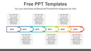 文本框箭頭的免費 Powerpoint 模板