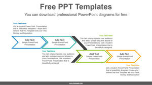Template Powerpoint Gratis untuk bagan alur kerja