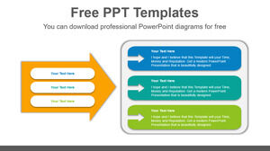 Free Powerpoint Template for Process Highlights