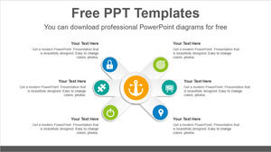 Șablon Powerpoint gratuit pentru Paper stick