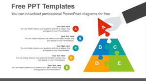 포켓 카드 배너용 무료 PowerPoint 템플릿