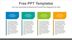 Бесплатный шаблон Powerpoint для информативного слайда