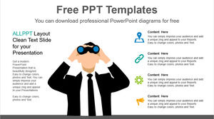 Free Powerpoint Template for Key Point