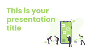 绿色营销的免费PowerPoint模板