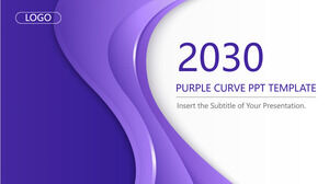 紫色背景的免費PowerPoint模板