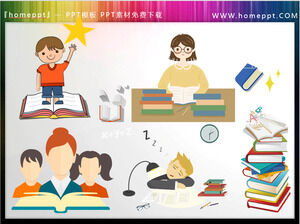 Materiales PPT para estudiantes y libros.