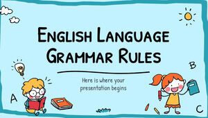Règles de grammaire de la langue anglaise