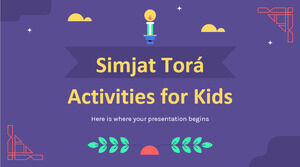 Simjat Tora Actividades para niños