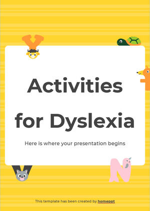 Actividades para la dislexia