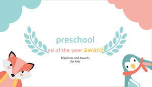 Auszeichnungen zum Jahresende der Vorschule