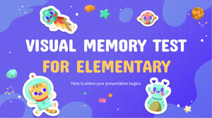 İlkokul için Görsel Hafıza Testi