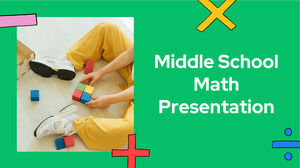 Matematica per le scuole medie. Modello PPT gratuito e tema Presentazioni Google