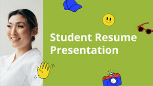 Curriculum Studenti. Modello PPT gratuito e tema Presentazioni Google