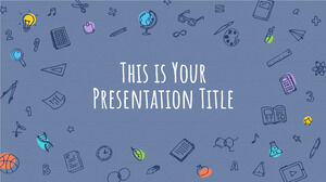 Sketsa Pendidikan. Template PowerPoint Gratis & Tema Google Slide