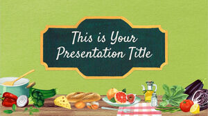 Makanan Nyata. Template PowerPoint Gratis & Tema Google Slide
