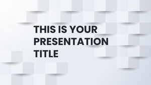 Geometric White Business. Free PowerPoint Template & Google Slides Theme