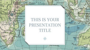 Geografi kuno. Template PowerPoint Gratis & Tema Google Slide