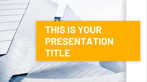 Architecture moderne. Modèle PowerPoint gratuit et thème Google Slides