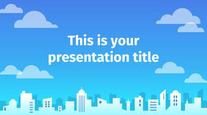 สกายไลน์ของเมือง เทมเพลต PowerPoint ฟรี & ธีม Google สไลด์
