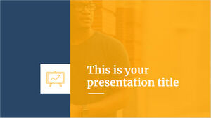 Stilvolles Pitch-Deck. Kostenlose PowerPoint-Vorlage und Google Slides-Design