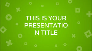 Grüne Mathematik. Kostenlose PowerPoint-Vorlage und Google Slides-Design